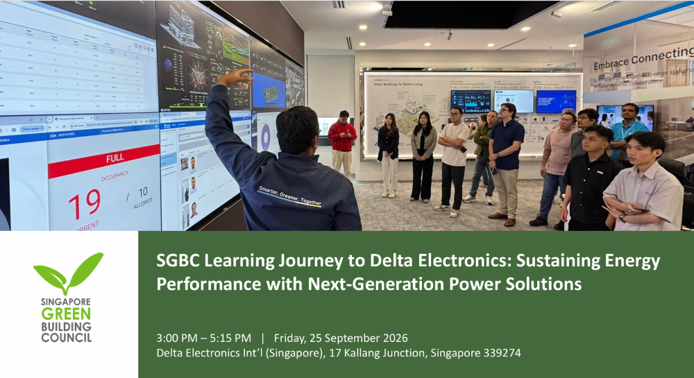 SGBC Learning Journey to Delta Electronics: Sustaining Energy Performance with Next-Generation Power Solutions