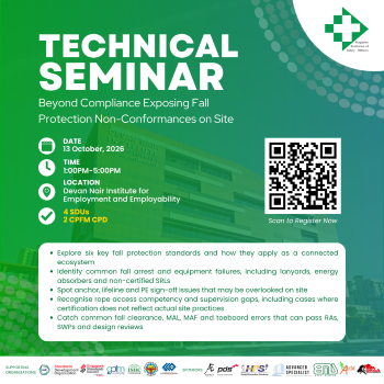 SISO From Code to Site - Fall Protection Seminar on 13 October 2026